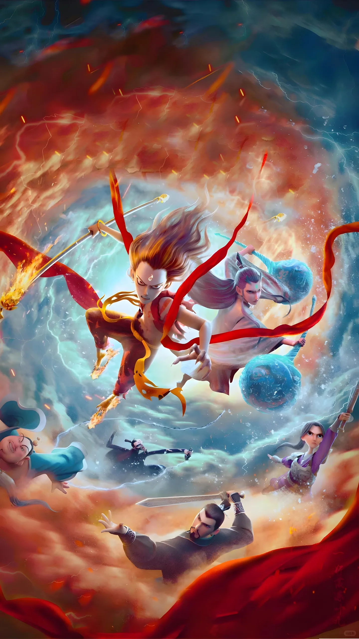 Ne Zha Phone Wallpaper - Ne Zha 6K phone wallpaper