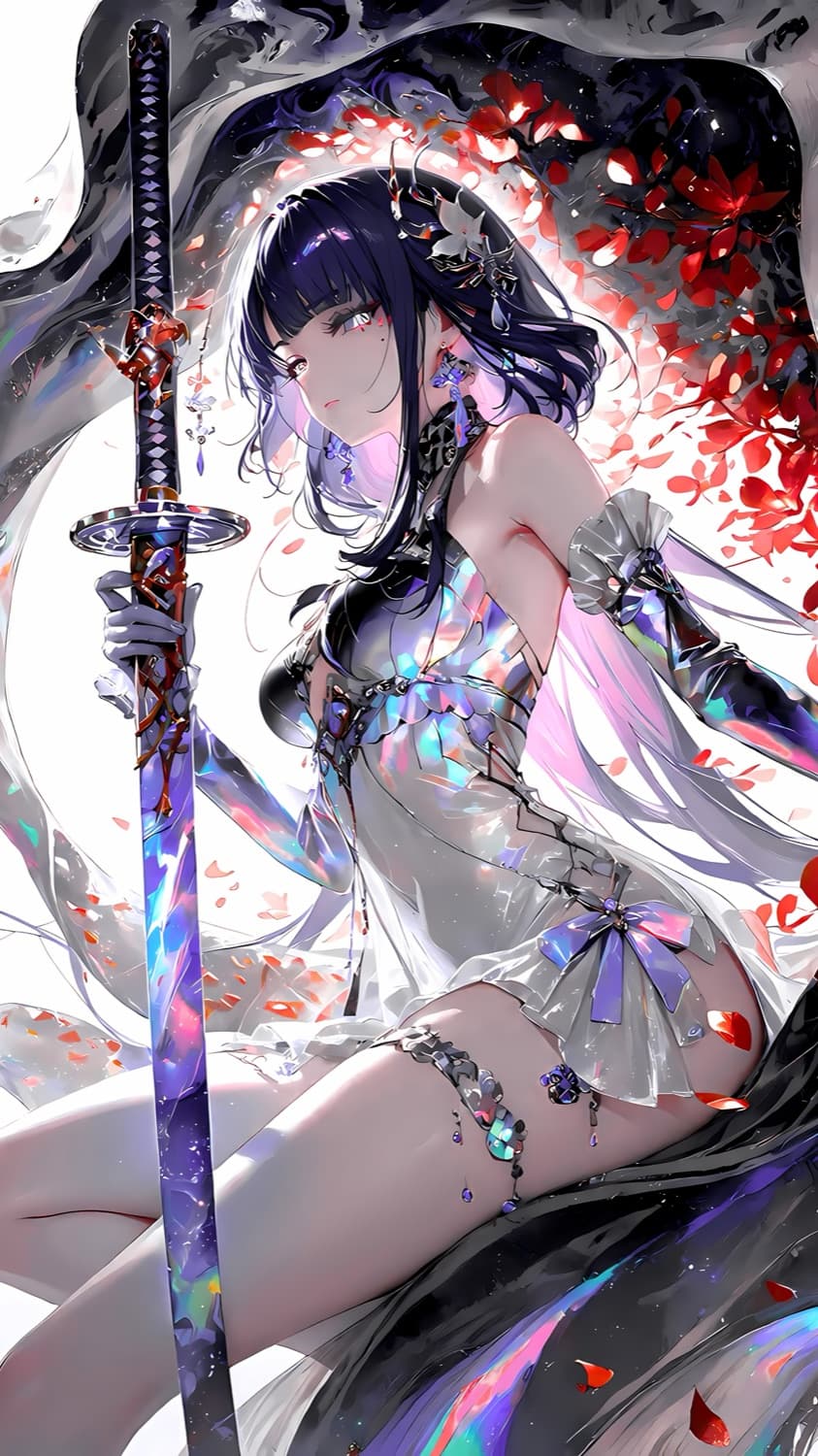 Raiden Shogun 8K Desktop and Phone Wallpaper Set preview