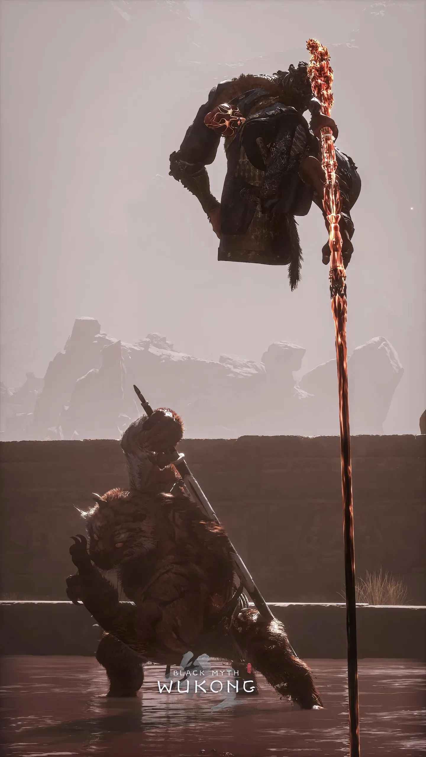 Black Myth Phone Wallpaper - Black Myth: Wukong 2K phone wallpaper