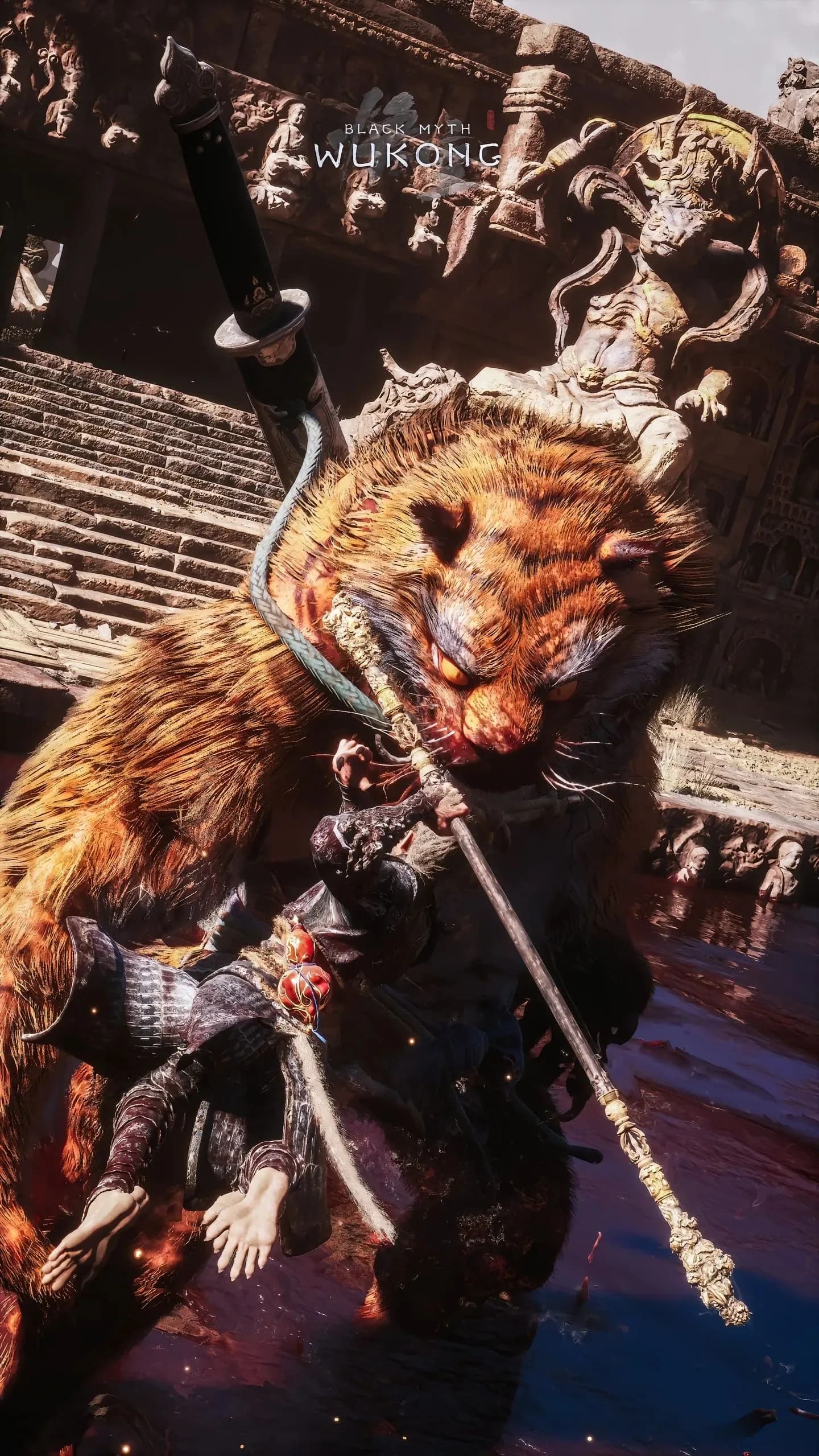 Black Myth Phone Wallpaper - Black Myth: Wukong 2K phone wallpaper