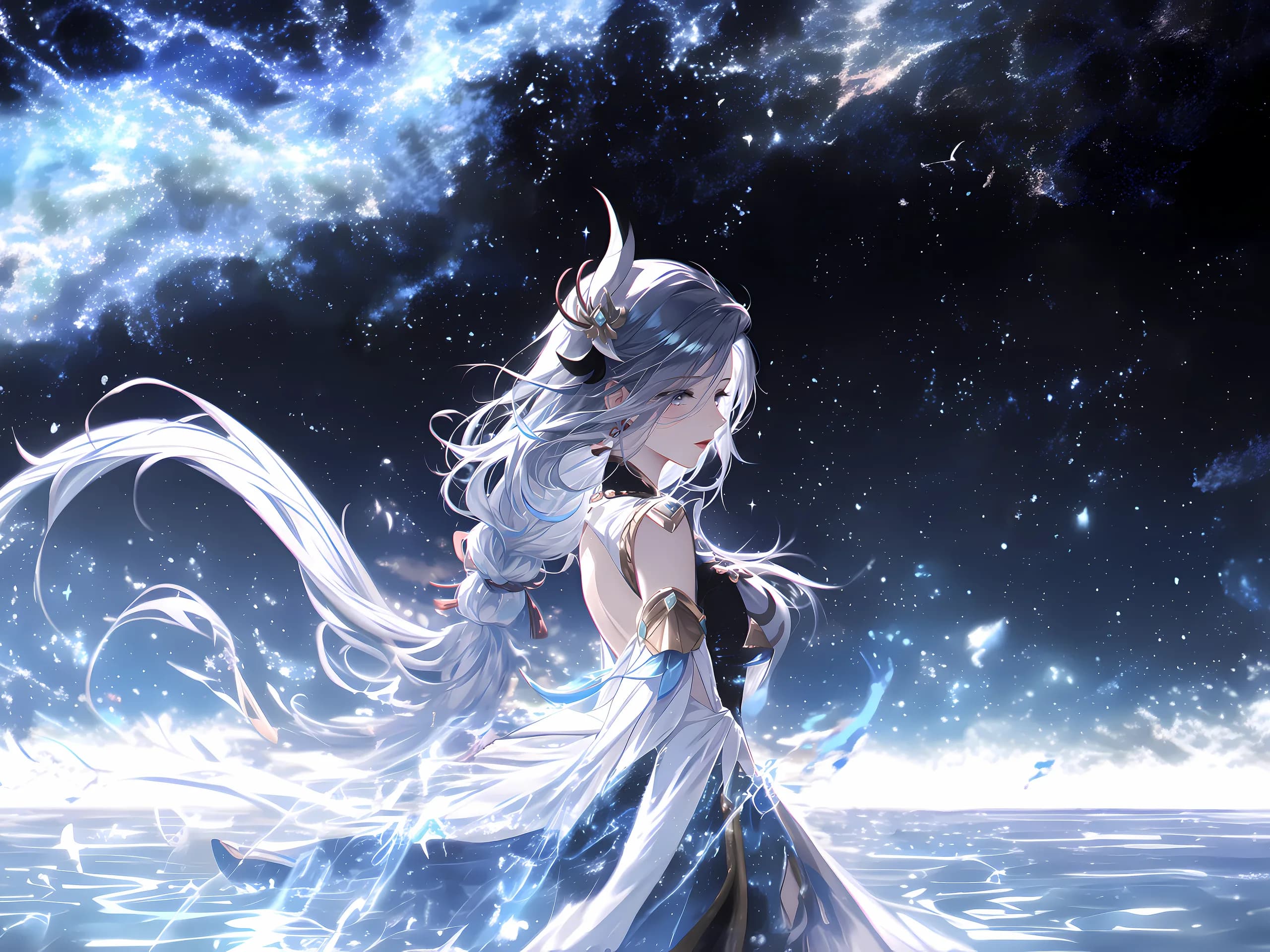 Shenhe Desktop Wallpaper - Genshin Impact 8K desktop wallpaper