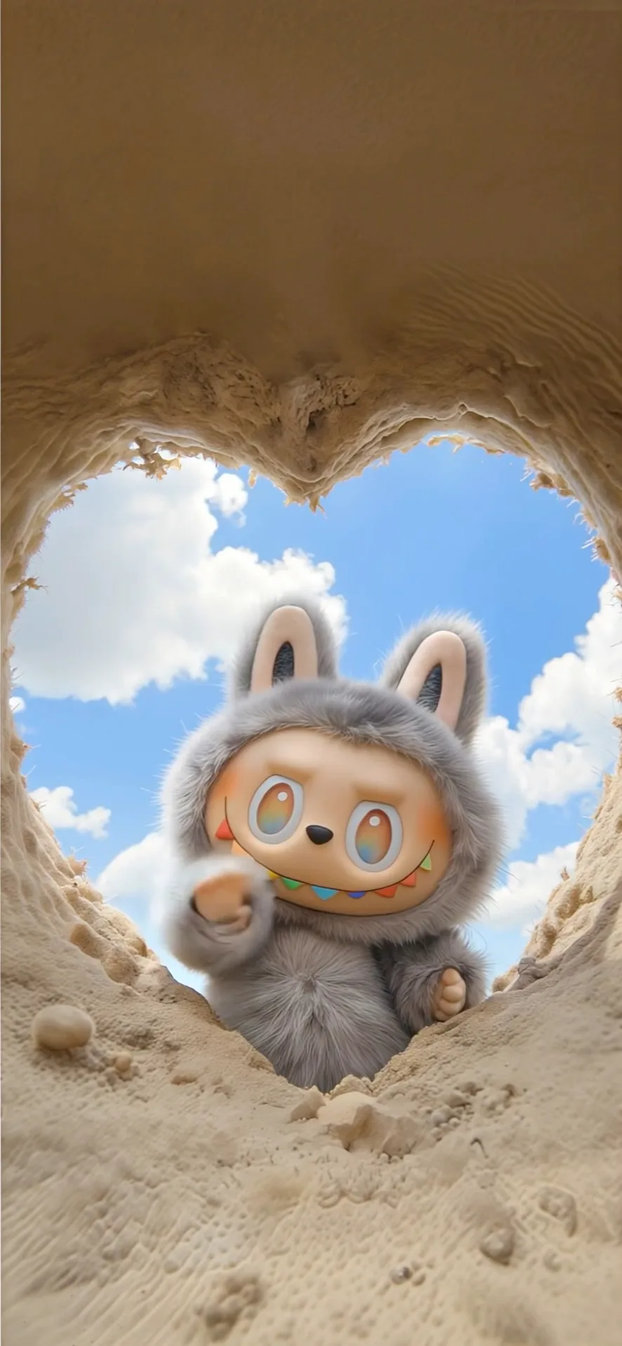 Labubu Designer Toy Portrait 05 - Labubu: The Monsters FHD phone wallpaper