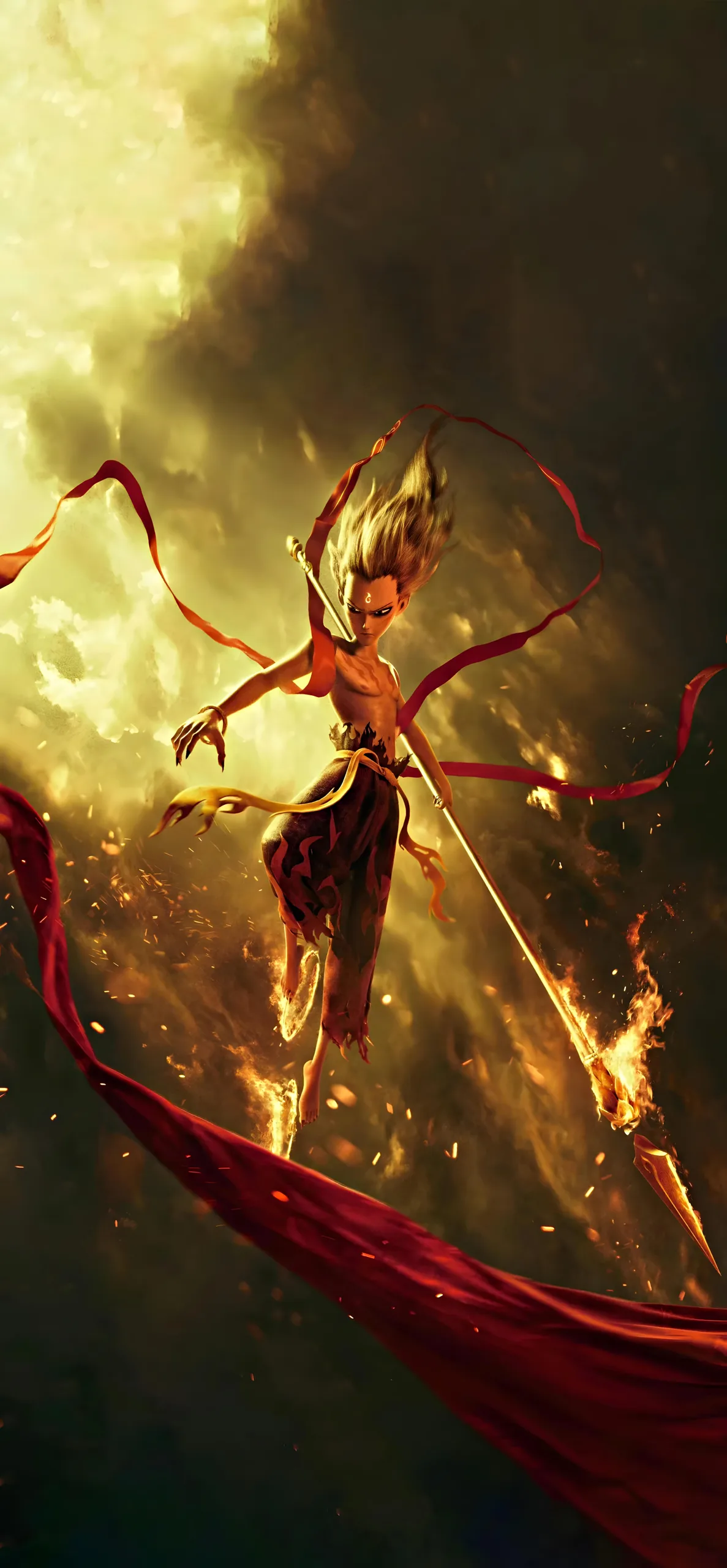 Ne Zha Phone Wallpaper - Ne Zha 8K phone wallpaper