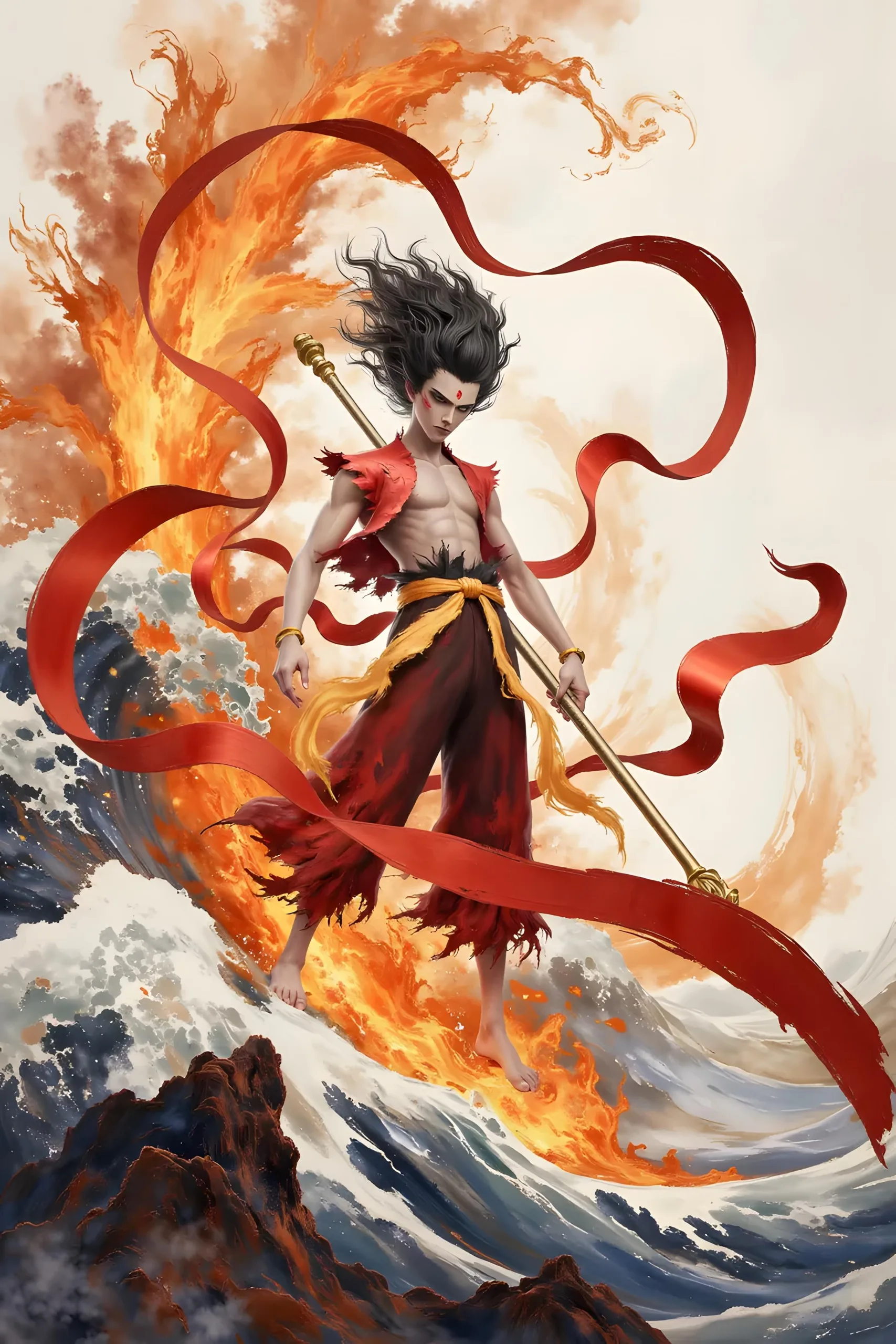 Ne Zha Phone Wallpaper - Ne Zha 2K phone wallpaper