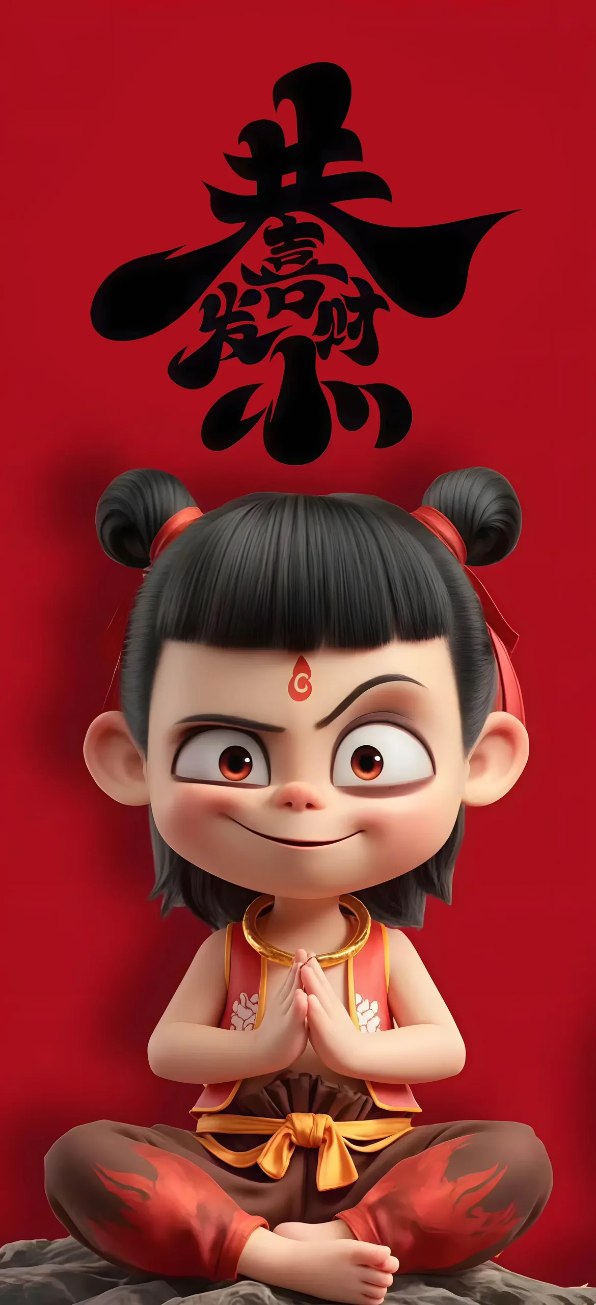 Ne Zha Phone Wallpaper - Ne Zha 8K phone wallpaper