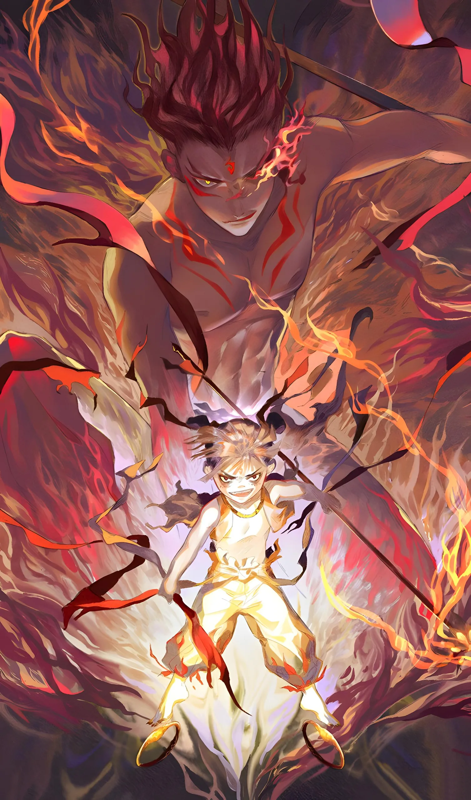 Ne Zha Phone Wallpaper - Ne Zha 2K phone wallpaper